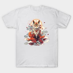 Folklore Japanese Fox Spirit T-Shirt